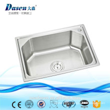 DS 5238 China Modern Design deep drawn stainless steel plastic colander kitchen sink mixer tap faucets
